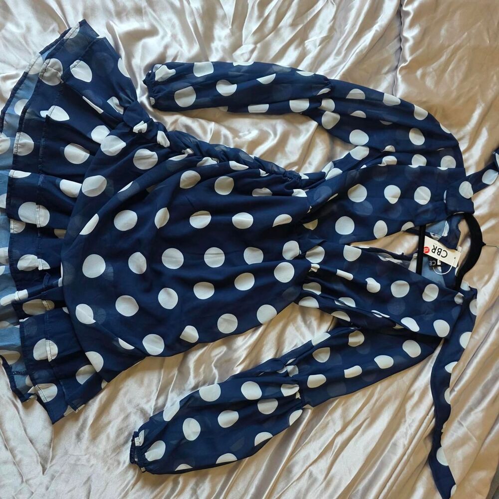 Unbranded Women's Navy and Blue Dress